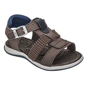 Sandália Infantil Menino Kidy Baby Equilibrio- Castanho