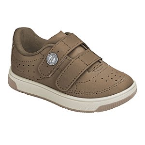 Tênis Infantil Menino Kidy Milão Respitec- Caramelo