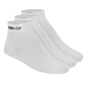 Meia Actvitta Cano Curto- Branco/Branco/Branco