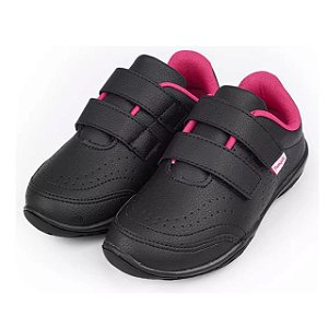 Tênis Infantil Menina Pampili Honey- Preto/Pink