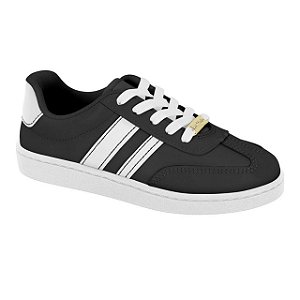 Tênis Infantil Menina Molekinha Turim- Preto/Branco