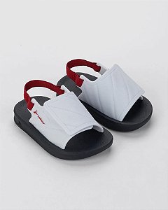 Chinelo Infantil Menino Rider Sreet Slide Baby- Azul/ Branco/ Vermelho