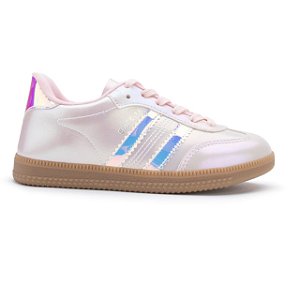 Tênis Infantil Menina Mini Sua Cia Napa Perolizada- Rosa Ballet