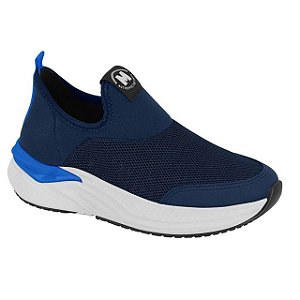 Tênis Infantil Menino Molekinho Nylon Mesh- Marinho/ Branco