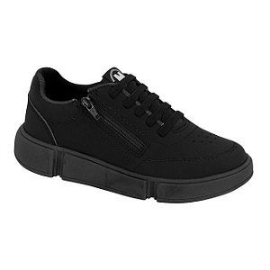 Tênis Infantil Menino Napa Floter Rustico- Preto/ Preto