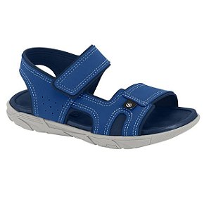 Sandália Infantil Menino Molekinho Floter Rustico Neo- Azul