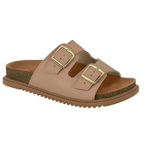 Rasteirinha Infantil Menina Birken Molekinha Napa Turim- Nude