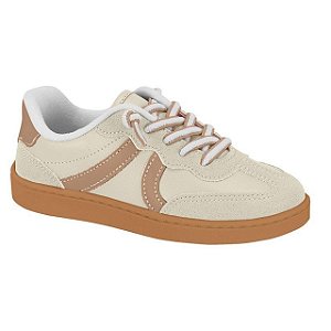 Tênis Infantil Menina Molekinha Turim Estelar-Branco OFF/Glitter/ Dourado/ Nude