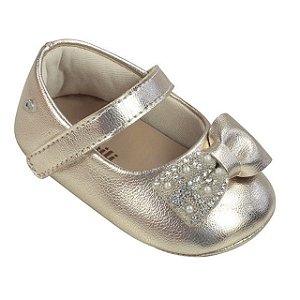 Sapatilha Infantil Menina Pampili Nina- Dourado