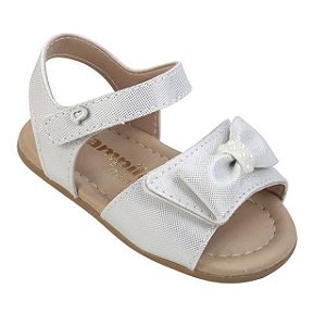Sandália Infantil Menina Pampili Nana- Prata