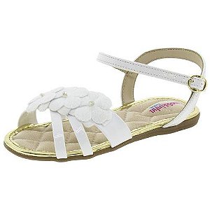 Sandália infantil molekinha branca Clearance
