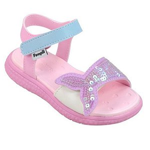 Sandália Infantil Menina Pampili Bia- Colorido