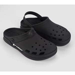 Babuche Rider Fit- Preto/ Branco