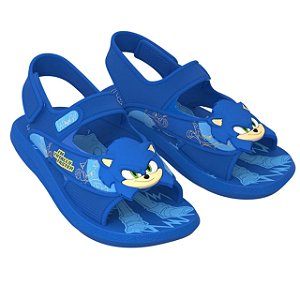 Sandália Infantil Menino Sonic Rush- Azul