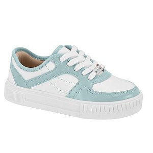Tênis Infantil Menina Molekinha Turim- Branco/ Azul Sky