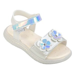 Sandália Infantil Menina Pampili Bia- Branco