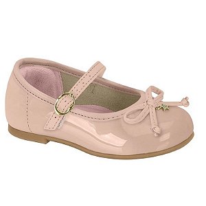 Sapatilha Infantil Menina Molekinha Verniz Premium- Rose