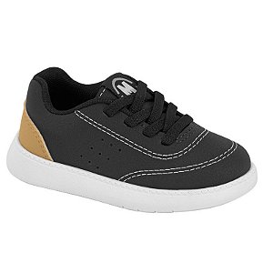 Tênis Infantil Menino Molekinho Floter Neo- Preto/ Mostarda