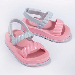 Sandália Infantil Menina Zaxynina Sweety- Rosa/ Azul
