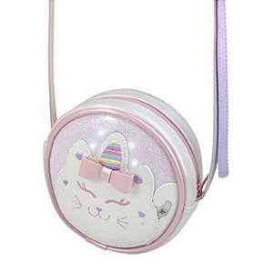 Bolsa Infantil Menina Pampili Led - Branco Colorido