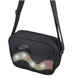 Bolsa Infantil Menina Pampili Led- Preto