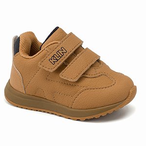 Tênis Infantil Menino Walk Baby- Marrom
