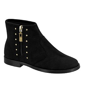 Bota Infantil Menina Molekinha Veluna- Preto