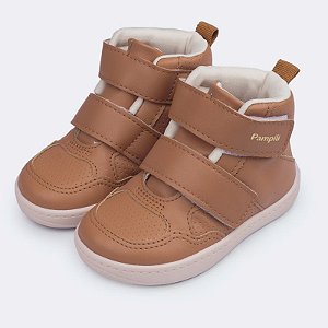 Tênis Infantil Menina Pampili Sophie- Caramelo