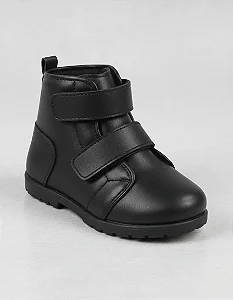 Bota Infantil Menina Pampili Rubi- Preto/ Preto
