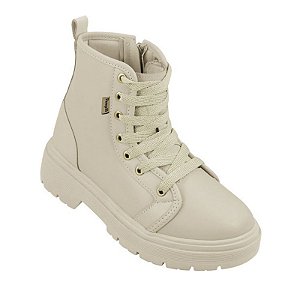 Bota Coturno Infantil Menina Duda- Nude