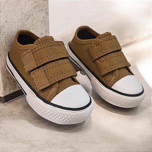 Tênis Infantil Menino Diversão Baby Nicky- Caramelo