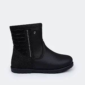 Bota Infantil Menina Pampili Rubi- Preto