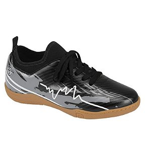 Chuteira Infantil Molekinho Sport- Preto/ Cinza/ Branco