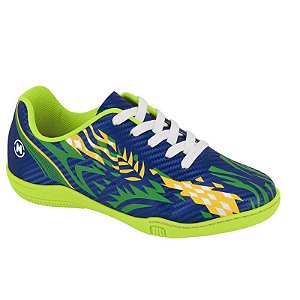 Chuteira Infantil Molekinho Seleção- Azul/ Amarelo/ Verde