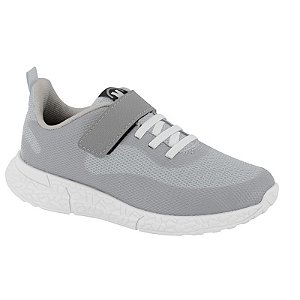 Tênis Infantil Menino Molekinho Dave Mesh- Cinza