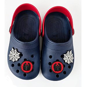 Babuche Infantil Menino Cross- Marinho/ Vermelho