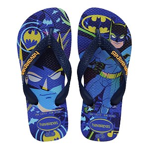Chinelo Infantil Havaianas Waner Batmam- Navy Blue