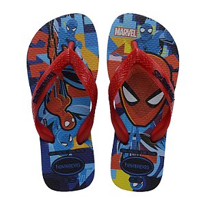 Chinelo Infantil Menino Havaianas Top Marvel Homem Aranha