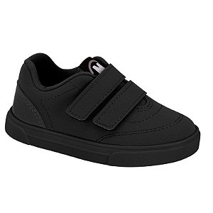 Tênis Infantil Menino Molekinho Neo Velcro- Preto/ Preto