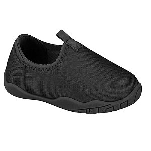 Tênis Infantil Menina Molekinha Baby Lycra- Preto/ Preto