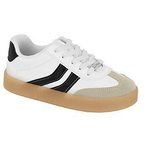 Tênis Infantil Molekinha Liberty- Branco/ Preto
