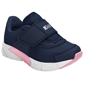 Tênis Infantil Menina Kidy Energy Baby- Marinho/ Rosa