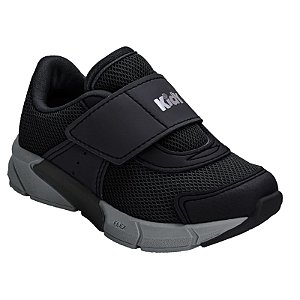 Tênis Infantil Menino Kidy Energy Baby- Preto/ Prata