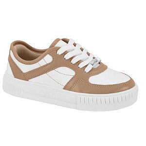 Tênis Infantil Menina Molekinha Turim- Branco/Nude