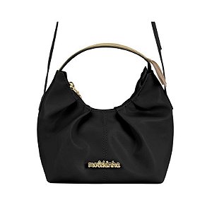 Bolsa Infantil Menina Molekina Soft Bag - Preto/ Dourado