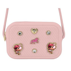 Bolsa Infantil Menina Cordão Boiadeira -Rosa