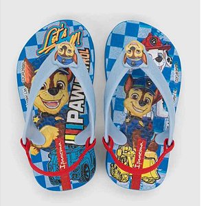 Chinelo Infantil Menino Patrulha Canina- Azul