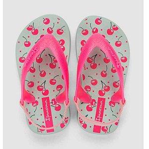 Chinelo Infantil Menina Ipanema Classic- Verde/ Rosa