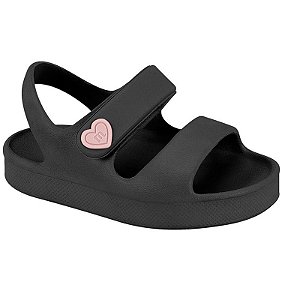 Sandália Papete Molekinha Gaspea EVA- Preto