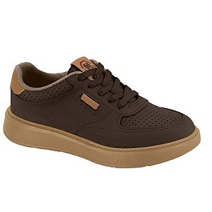 Tênis Infantil Menino Molekinho Flot- Café/ Caramelo